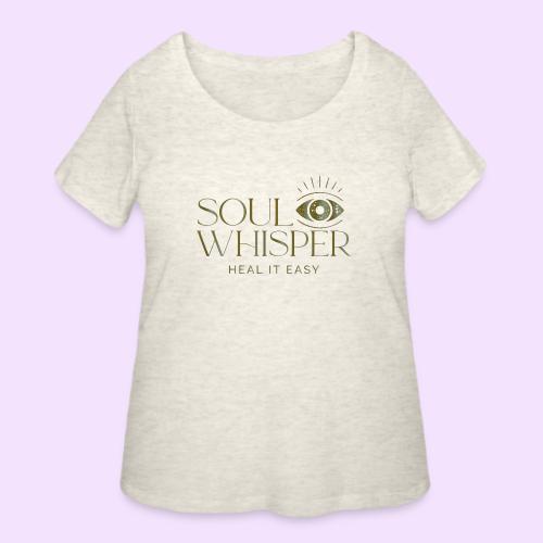 Soul Whisper - Metallic Design - Women's Curvy T-Shirt