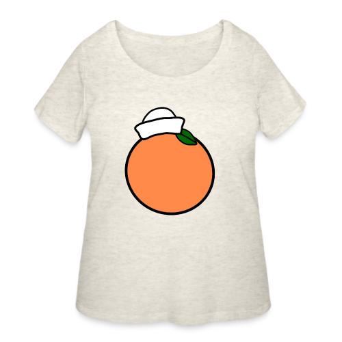 Naval Orange - Women's Curvy T-Shirt
