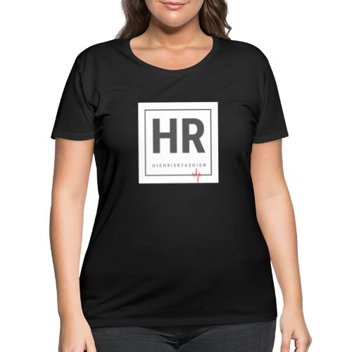 HR - HighRiskFashion Logo Shirt - Women's Curvy T-Shirt