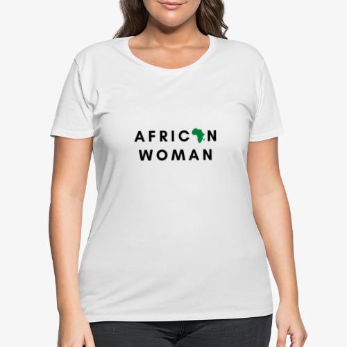 African Woman - Women's Curvy T-Shirt