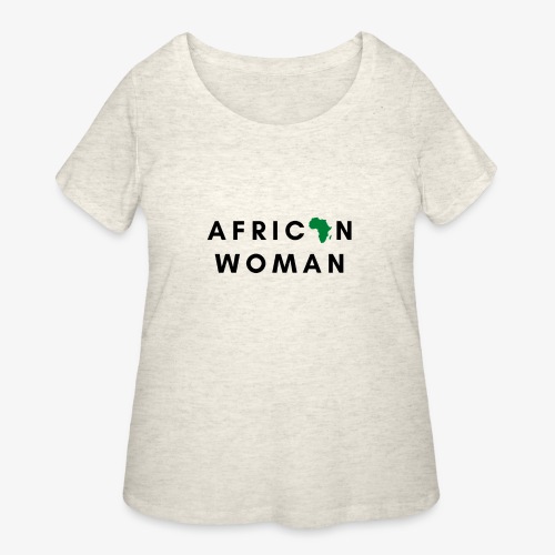 African Woman - Women's Curvy T-Shirt