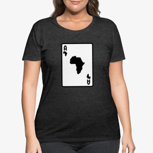 The Africa Card - Women's Curvy T-Shirt
