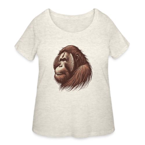 Orangutan - Women's Curvy T-Shirt