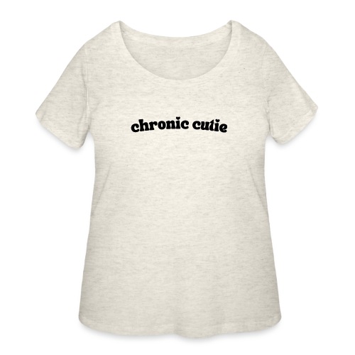 chronic cutie - Women's Curvy T-Shirt
