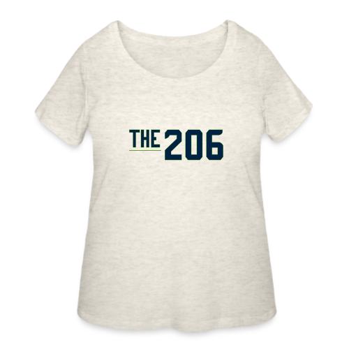 THE | 206 - Spirit of Washington - Game Apparel - Women's Curvy T-Shirt