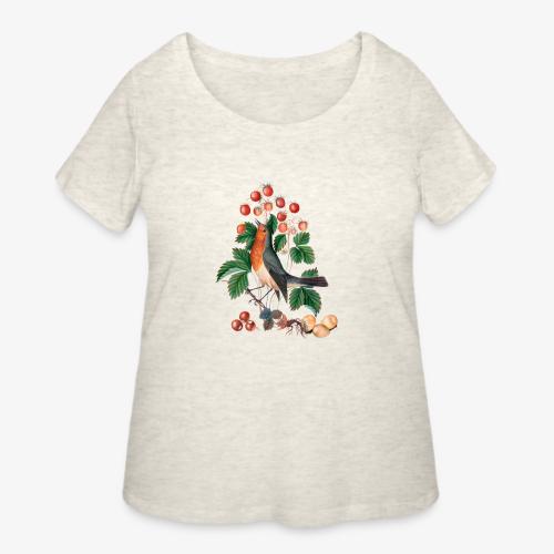 European robin - Women's Curvy T-Shirt