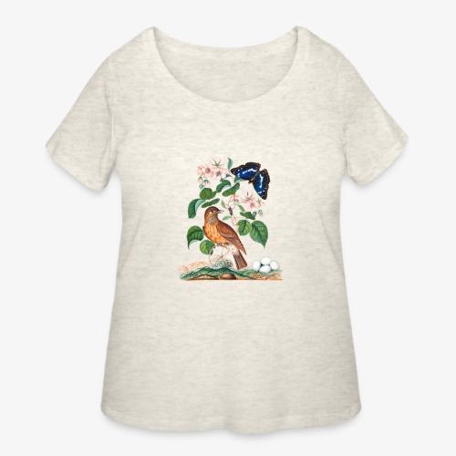 Spotted flycatcher - Women's Curvy T-Shirt