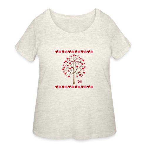 Valentine - Women's Curvy T-Shirt