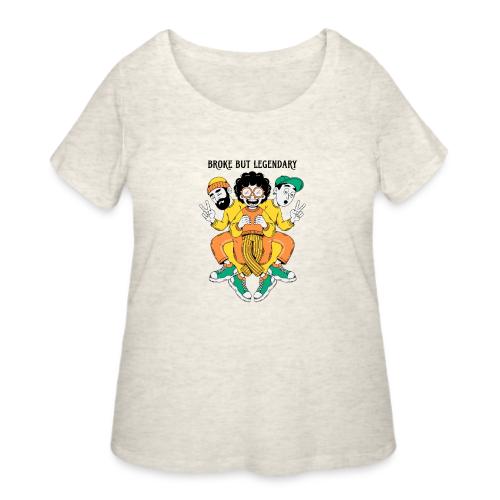 Legendary Broke Crew Retro - Women's Curvy T-Shirt