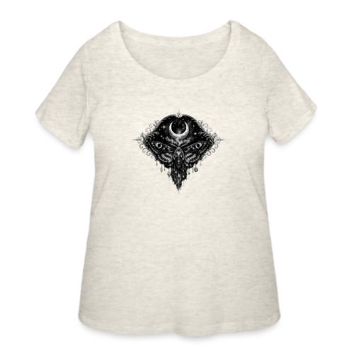 Crescent Moth - Women's Curvy T-Shirt