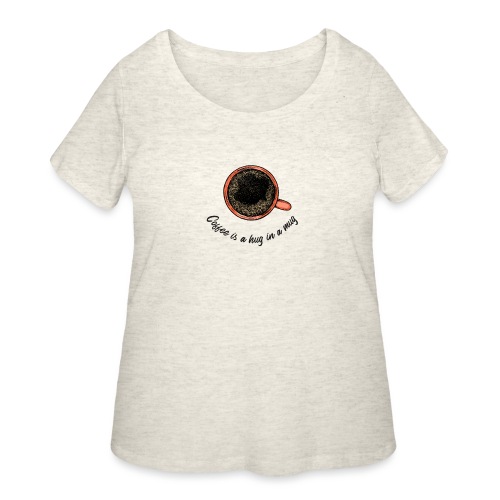 Coffee Love - Women's Curvy T-Shirt