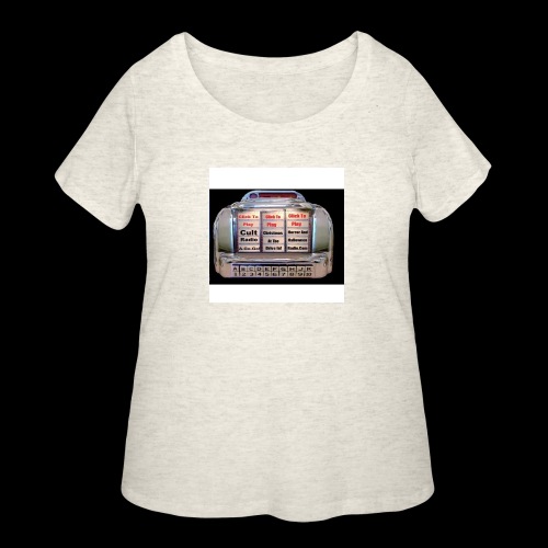 CRAGG Radio Empire Jukebox - Women's Curvy T-Shirt