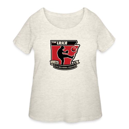 Black/Red State LRKA 2026 Logo - Women's Curvy T-Shirt