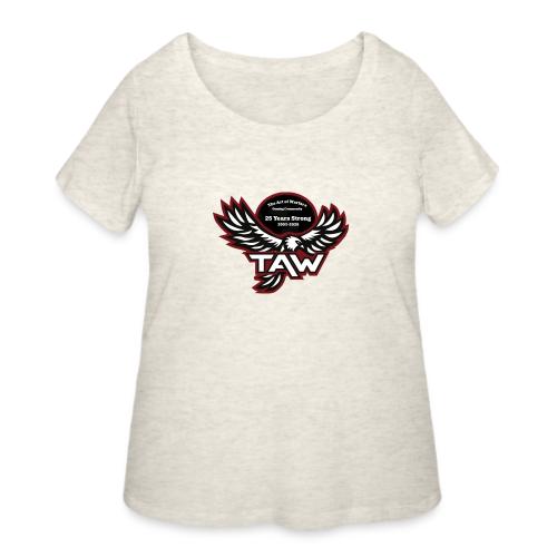 25yearlogo - Women's Curvy T-Shirt