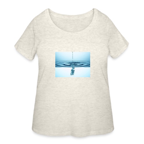 3 33914 water wallpapers hd mineral water wallpape - Women's Curvy T-Shirt