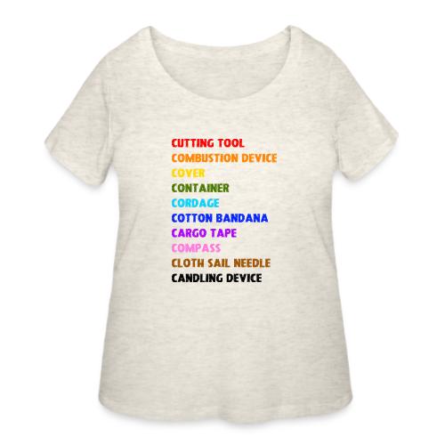 Bushcraft for All - Women's Curvy T-Shirt
