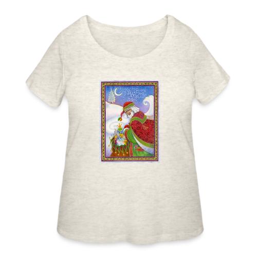 Father Christmas - Women's Curvy T-Shirt