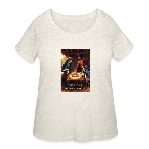 Nativity Manger T-Shirt - Women's Curvy T-Shirt