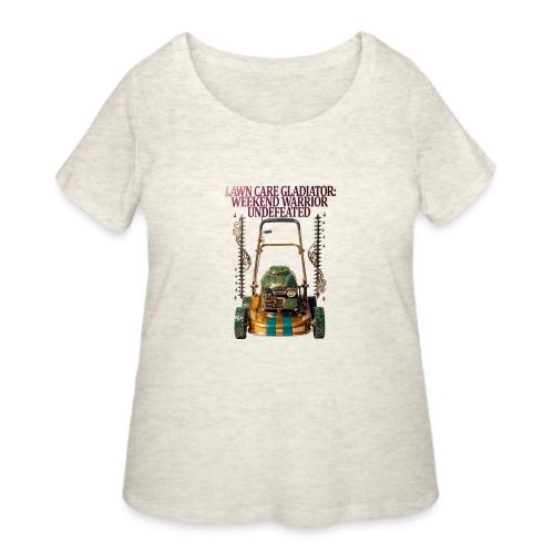 Lawn Care Gladiator T Shirt - Women's Curvy T-Shirt