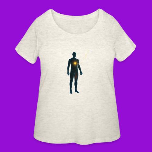 Glowing Chest Personl - Women's Curvy T-Shirt