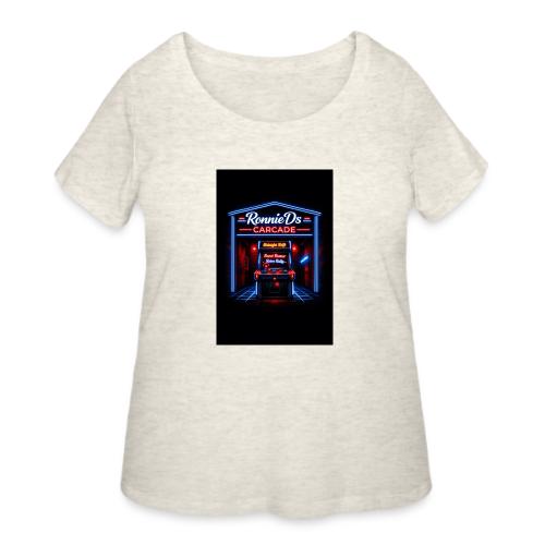 Carcadelogo3 - Women's Curvy T-Shirt