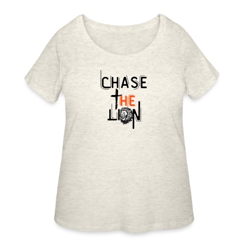 Chase the Lion - Women's Curvy T-Shirt