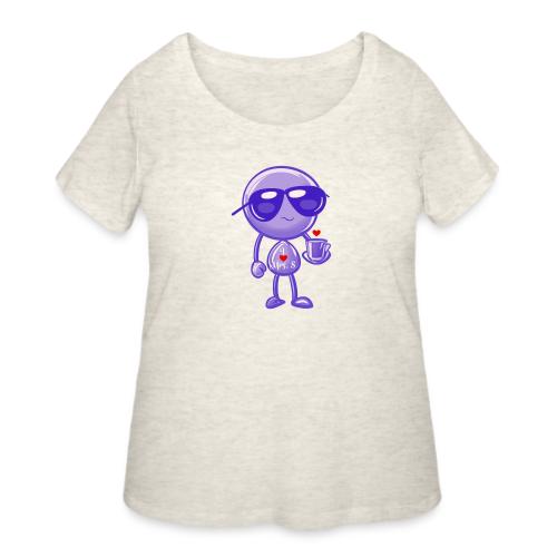 Smoon_I love Mrs S Purple - Women's Curvy T-Shirt