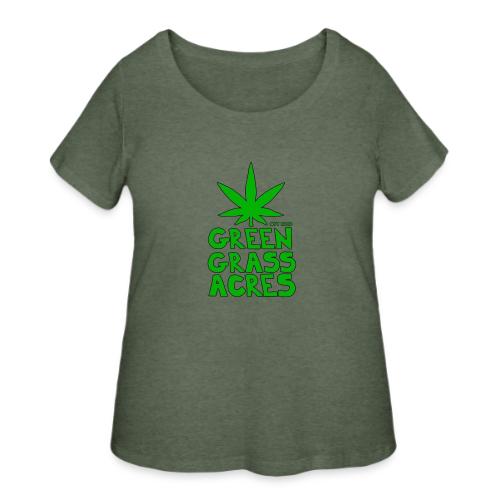 GreenGrassAcres Logo - Women's Curvy T-Shirt