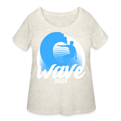Wave Rider - Women's Curvy T-Shirt