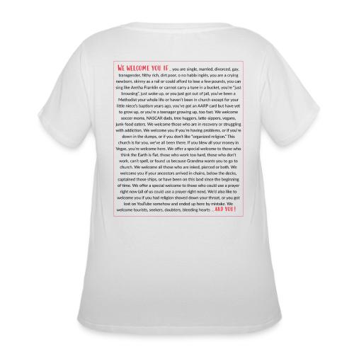 We Welcome You If ... - Women's Curvy T-Shirt