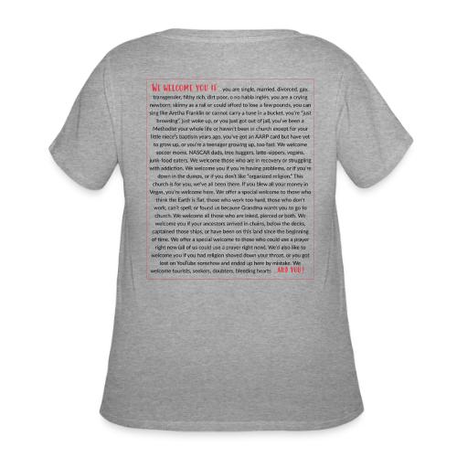 We Welcome You If ... - Women's Curvy T-Shirt