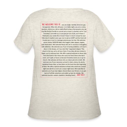 We Welcome You If ... - Women's Curvy T-Shirt