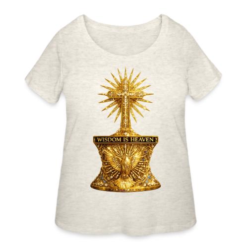 Wisdom is Heaven - Women's Curvy T-Shirt