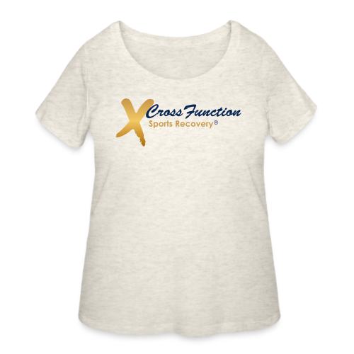 White apparel Front/Back - Women's Curvy T-Shirt