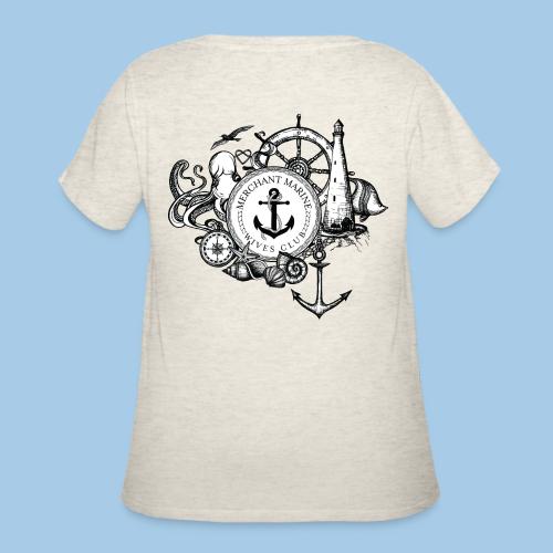 MMWC Nautical Images - Women's Curvy T-Shirt