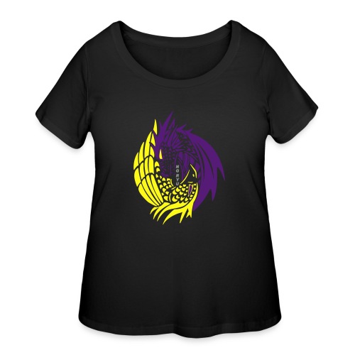 NG Ryu Club Emblem vector graphics - Women's Curvy T-Shirt