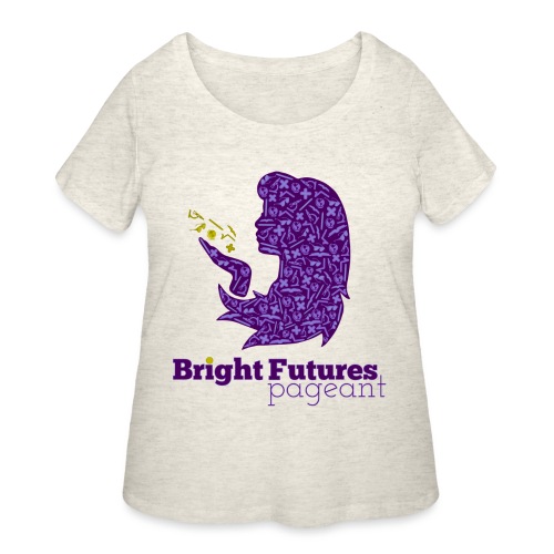 Official Bright Futures Pageant Logo - Women's Curvy T-Shirt