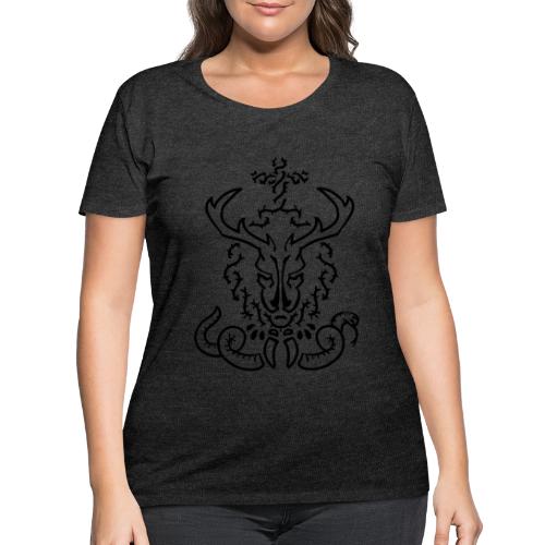 CHRISTmas Stag - Women's Curvy T-Shirt