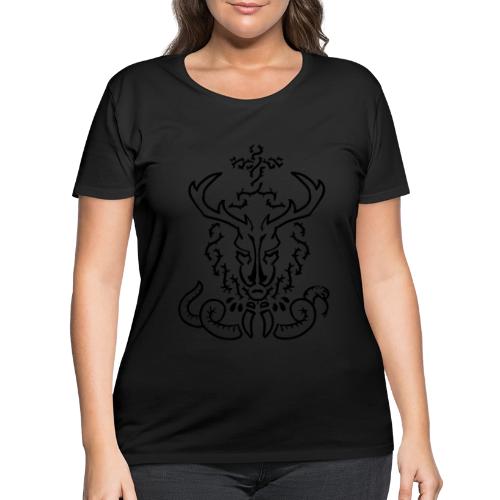 CHRISTmas Stag - Women's Curvy T-Shirt
