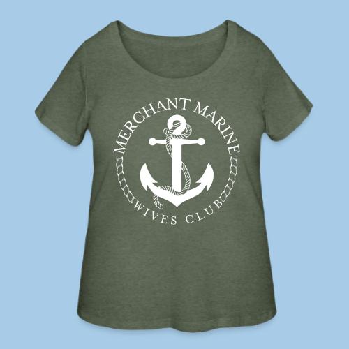 MERCHANT MARINE WIVES CLUB - Women's Curvy T-Shirt