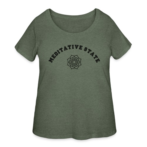 Meditative State - Women's Curvy T-Shirt