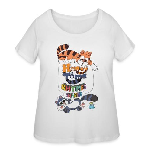 Honey and Tomo Rhymes Sharing - Women's Curvy T-Shirt