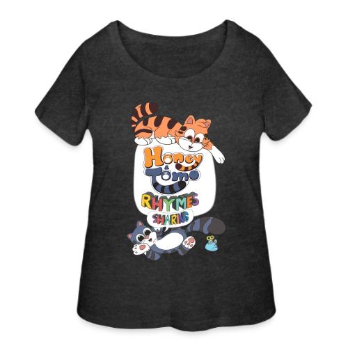 Honey and Tomo Rhymes Sharing - Women's Curvy T-Shirt