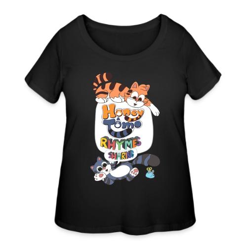 Honey and Tomo Rhymes Sharing - Women's Curvy T-Shirt