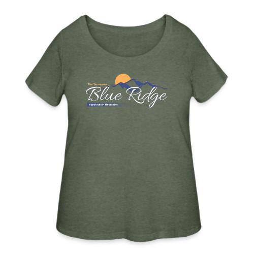 The Tennessee Blue Ridge Mountains - Women's Curvy T-Shirt