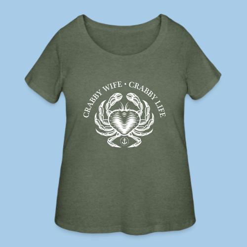 Crabby wife Crabby Life - Women's Curvy T-Shirt