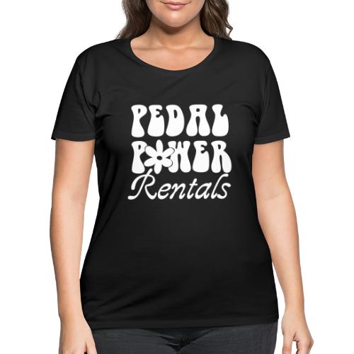 Pedal Power Rentals | Indiana Dunes - Women's Curvy T-Shirt