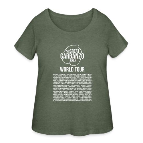 The Great Garbanzo Bean World Tour - Women's Curvy T-Shirt