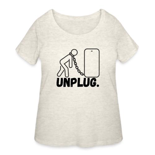 Unplug Series - Women's Curvy T-Shirt