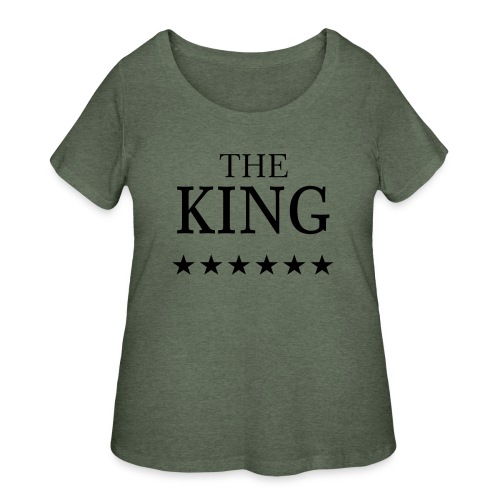 The KING - Women's Curvy T-Shirt